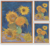 Vincent van Gogh - Zonnebloemen, 2e versie Sticker (Voorkant)