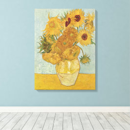 Vincent van Gogh - Zonnebloemen, 3e versie Canvas Afdruk
