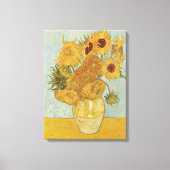 Vincent van Gogh - Zonnebloemen, 3e versie Canvas Afdruk (Voorkant)