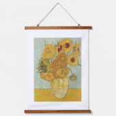 Vincent van Gogh - Zonnebloemen, 3e versie Hangend Wandkleed (Voorkant)