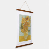 Vincent van Gogh - Zonnebloemen, 3e versie Hangend Wandkleed (Gebogen)