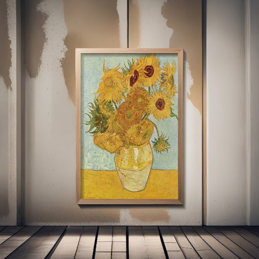 Vincent van Gogh - Zonnebloemen, 3e versie Poster