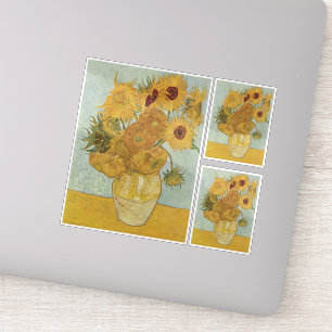 Vincent van Gogh - Zonnebloemen, 3e versie Sticker