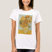 Vincent van Gogh - Zonnebloemen, 3e versie T-shirt (Voorkant)