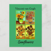 Vincent van Gogh, Zonnebloemen, Briefkaart (Voorkant)