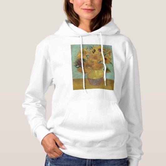 Vincent Van Gogh - Zonnebloemen Hoodie (Voorkant)