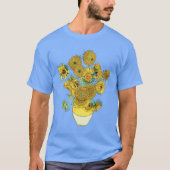 Vincent van Gogh Zonnebloemen in gele vaas T-shirt (Voorkant)