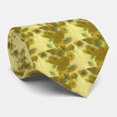 Vincent Van Gogh - Zonnebloemen - Klassieke schild Stropdas (Opgerold)