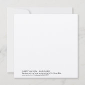 VINCENT VAN GOGH ZONNEBLOEMEN korenbloem blauw Bedankkaart (Achterkant)