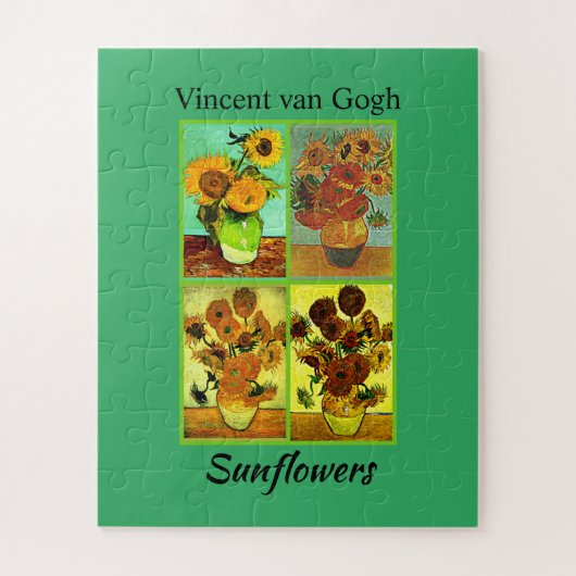 Vincent van Gogh, Zonnebloemen, Legpuzzel (Verticaal)
