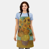 Vincent Van Gogh - Zonnebloemen Schort (Gedragen)