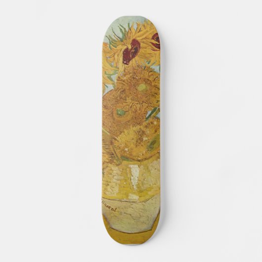Vincent Van Gogh - Zonnebloemen Skateboard (Voorkant)