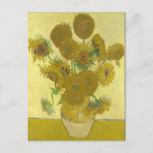Vincent van Gogh - Zonnebloemen, vierde versie Briefkaart (Voorkant)