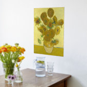 Vincent van Gogh - Zonnebloemen, vierde versie Folie Afdrukken (Laag (Keuken))