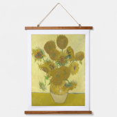Vincent van Gogh - Zonnebloemen, vierde versie Hangend Wandkleed (Voorkant)