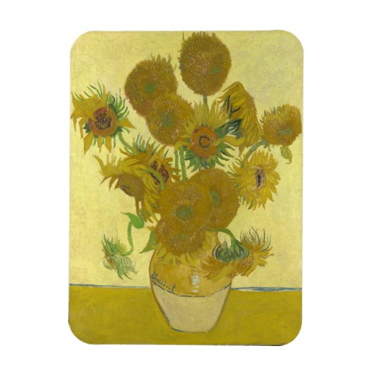 Vincent van Gogh - Zonnebloemen, vierde versie Magneet (Verticaal)