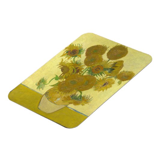 Vincent van Gogh - Zonnebloemen, vierde versie Magneet (Linkerzijde)