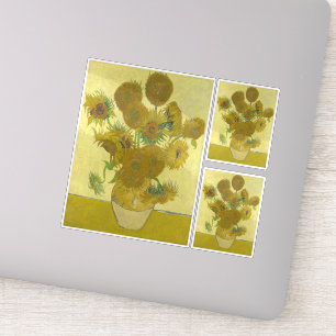 Vincent van Gogh - Zonnebloemen, vierde versie Sticker