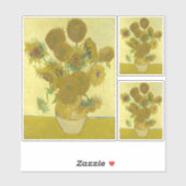Vincent van Gogh - Zonnebloemen, vierde versie Sticker (Vel)