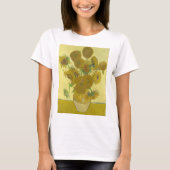 Vincent van Gogh - Zonnebloemen, vierde versie T-shirt (Voorkant)