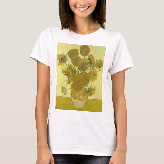 Vincent van Gogh - Zonnebloemen, vierde versie T-shirt (Voorkant)