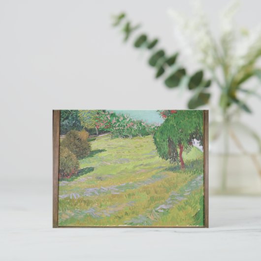 Vincent van Gogh | Zonneveld, 1888 Briefkaart (Staand voorkant)