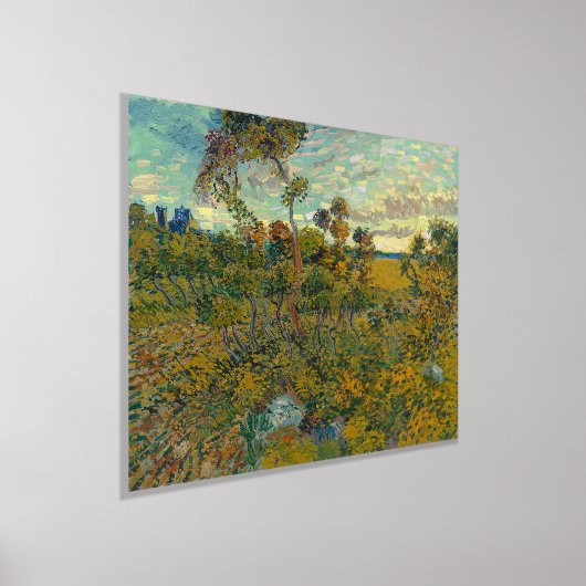 Vincent van Gogh, Zonsondergang bij Montmajour Folie Afdrukken (Laagn)