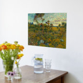 Vincent van Gogh, Zonsondergang bij Montmajour Folie Afdrukken (Laag (Keuken))