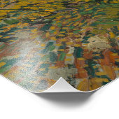 Vincent van Gogh, Zonsondergang bij Montmajour Foto Afdruk (Hoek)