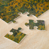 Vincent van Gogh, Zonsondergang bij Montmajour Legpuzzel (Zijkant)