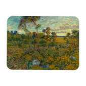 Vincent van Gogh, Zonsondergang bij Montmajour Magneet (Horizontaal)