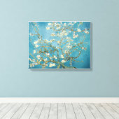 Vincent van Gogh's Almond Blossom (1890) Canvas Afdruk (Insitu (Houten vloer))