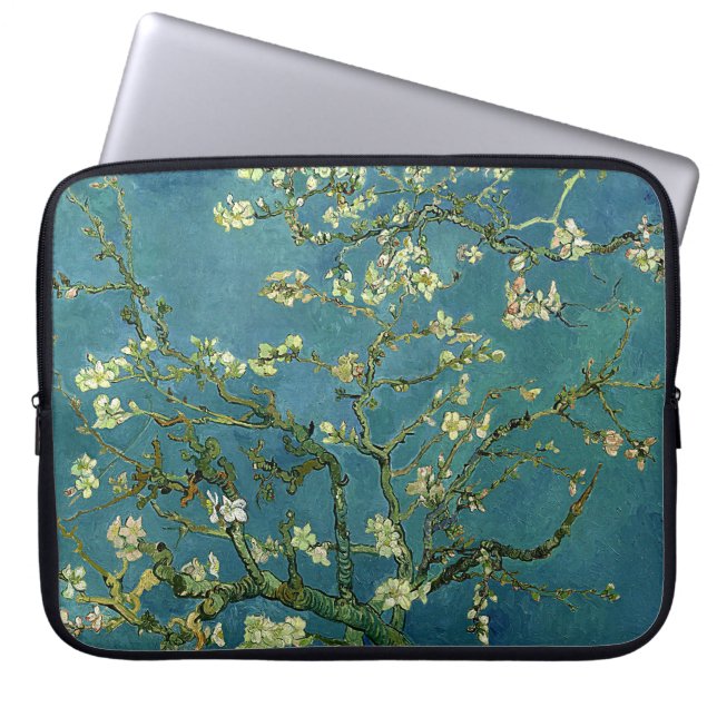 Vincent van Gogh's Almond Blossom Laptop Sleeve (Voorkant)