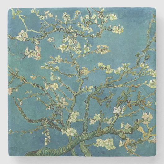 Vincent van Gogh's Almond Blossom Stenen Onderzetter (Voorkant)