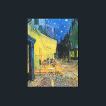 Vincent van Gogh's Café Terrace bij nacht Canvas Afdruk<br><div class="desc">Vincent van Gogh's Café Terrace op Night Canvas print Vincent van Gogh's Café Terrace in Night (1888)</div>