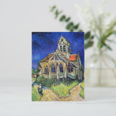 Vincent van Gogh's De Kerk bij Auvers Briefkaart (Staand voorkant)