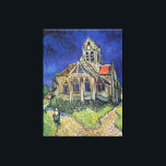 Vincent van Gogh's De Kerk bij Auvers Canvas Afdruk<br><div class="desc">Vincent van Gogh's The Church op Auvers Canvas print Vincent van Gogh's The Church in Auvers (1890)</div>