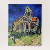 Vincent van Gogh's De Kerk bij Auvers Legpuzzel (Verticaal)
