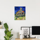 Vincent van Gogh's De Kerk bij Auvers Poster (Thuiskantoor)