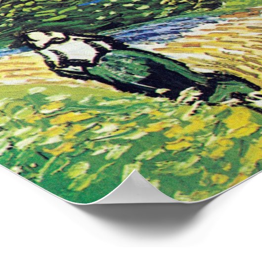 Vincent van Gogh's De Kerk bij Auvers Poster (Hoek)