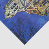 Vincent van Gogh's De Kerk bij Auvers Tissuepapier (Detail)