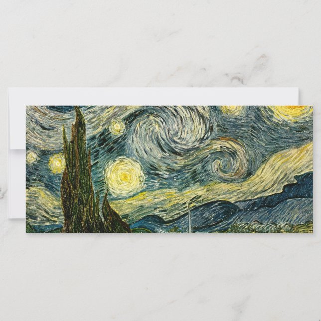 Vincent van Gogh's De Sterrennacht (1889) (Voorkant)