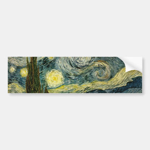 Vincent van Gogh's De Sterrennacht (1889) Bumpersticker