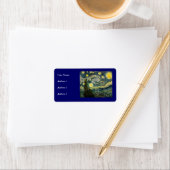 Vincent van Gogh's De Sterrennacht (1889) Etiket (Insitu)