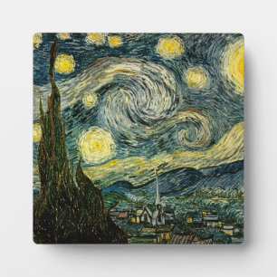 Vincent van Gogh's De Sterrennacht (1889) Fotoplaat