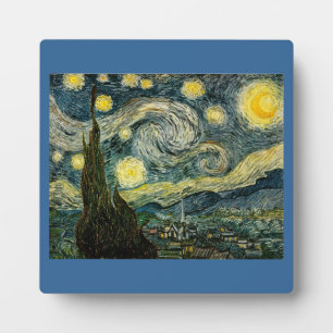 Vincent van Gogh's De Sterrennacht (1889) Fotoplaat