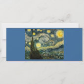 Vincent van Gogh's De Sterrennacht (1889) Kaart (Achterkant)