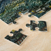 Vincent van Gogh's De Sterrennacht (1889) Legpuzzel (Zijkant)