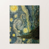 Vincent van Gogh's De Sterrennacht (1889) Legpuzzel (Verticaal)