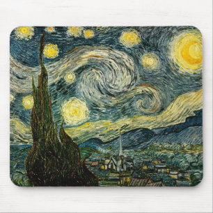 Vincent van Gogh's De Sterrennacht (1889) Muismat